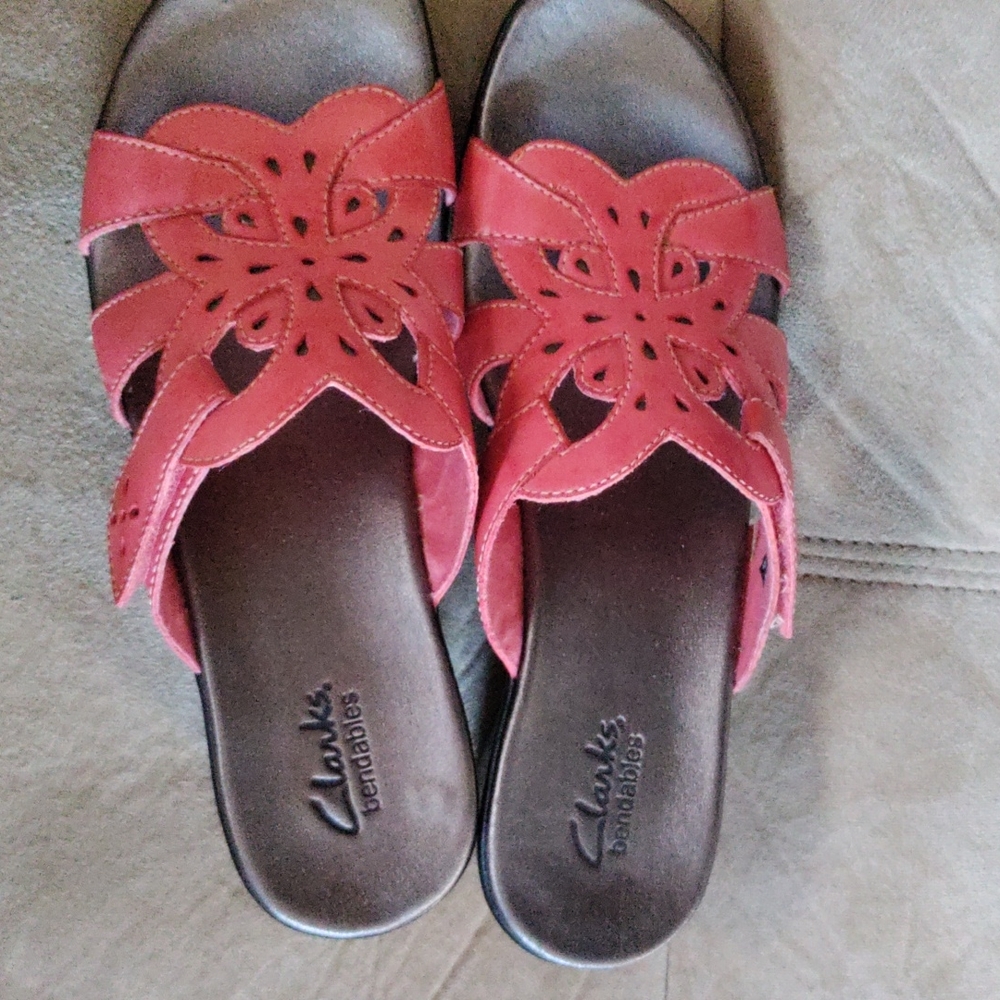 Clarks bendables NWOT women's size 7.5 sandals - Picture 4 of 6